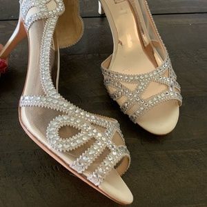 New Badgley Mischka Shoes Bridal Heels